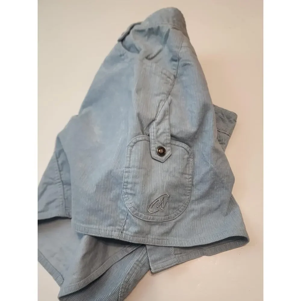Cloudveil Corduroy Skirt, Size 8, Baby Blue, Size Pockets